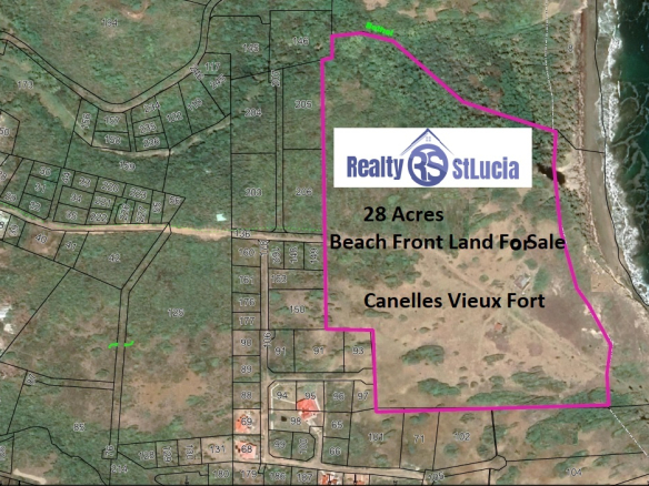 28 Acre St Lucia Beach Front